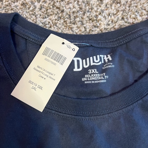 Duluth Trading Co. Men's Long Sleeve Relaxed Fit Un-Longtail T - Picture 3 of 3